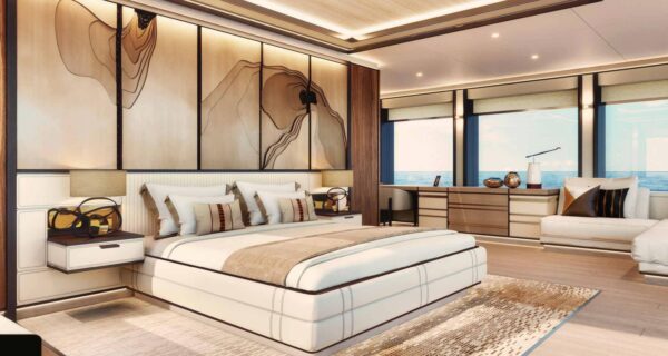 Super Yacht Heysea Asteria 142 bedroom