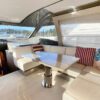 Used yacht for sale, Ferretti 550 living room