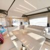 Used yacht for sale, Ferretti 550 living room