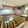 Used yacht for sale, Ferretti 550, master bedroom