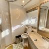 Used yacht for sale, Ferretti 550, washroom