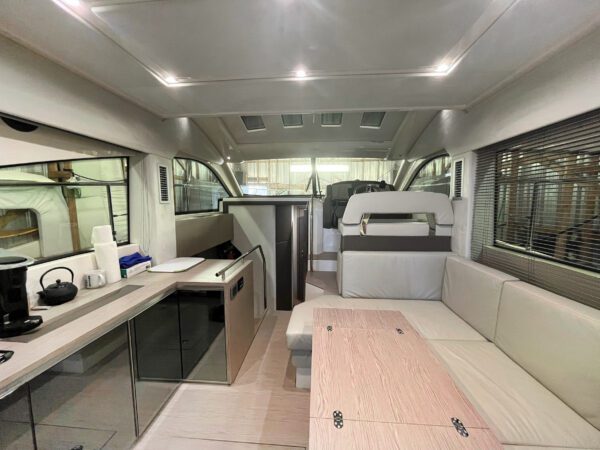 Used boat for sale Sessa C42 living room