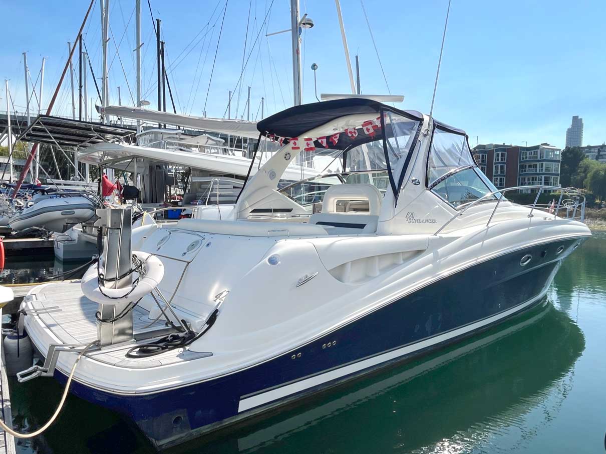 SeaRay 420 Sundancer-vancouver yacht sales